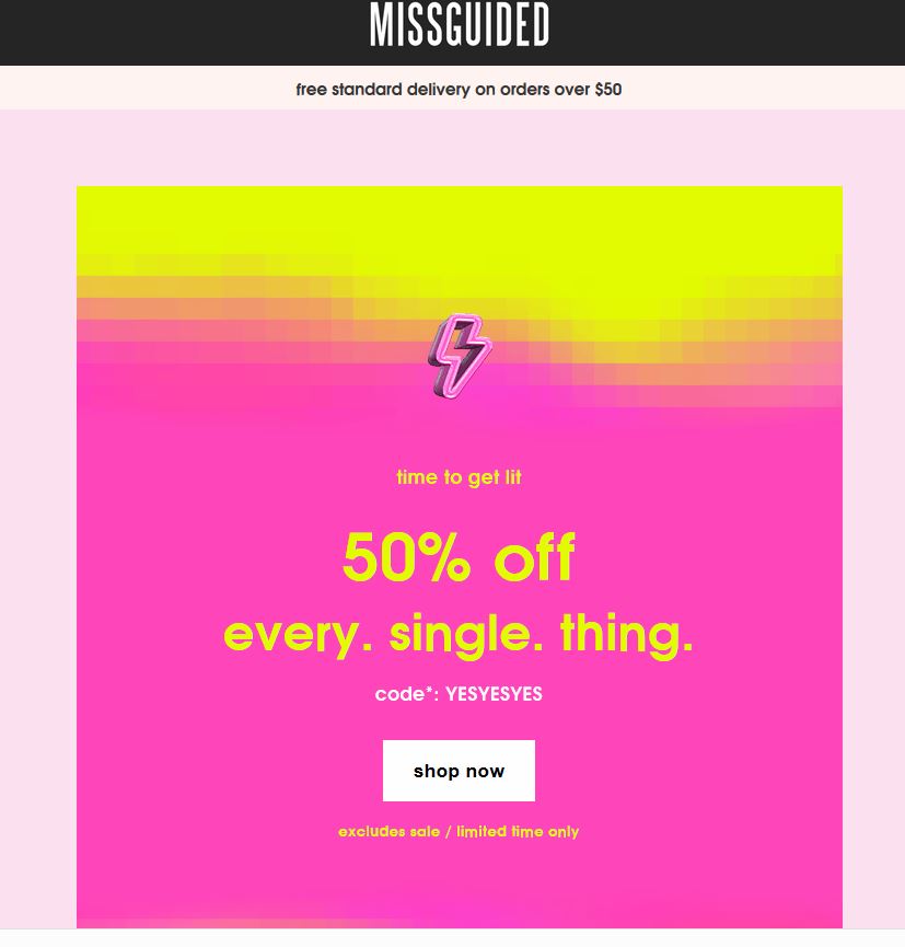 missguided Black Friday Sale